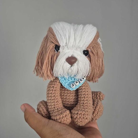 Cachorro Amigurumi Shih Tzu Amigurumi