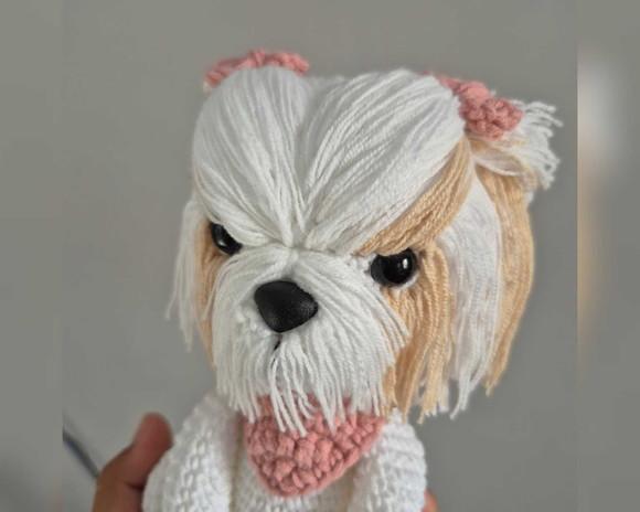 Cachorro Amigurumi Shih Tzu Amigurumi