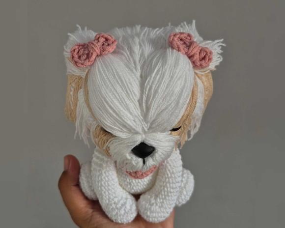 Cachorro Amigurumi Shih Tzu Amigurumi