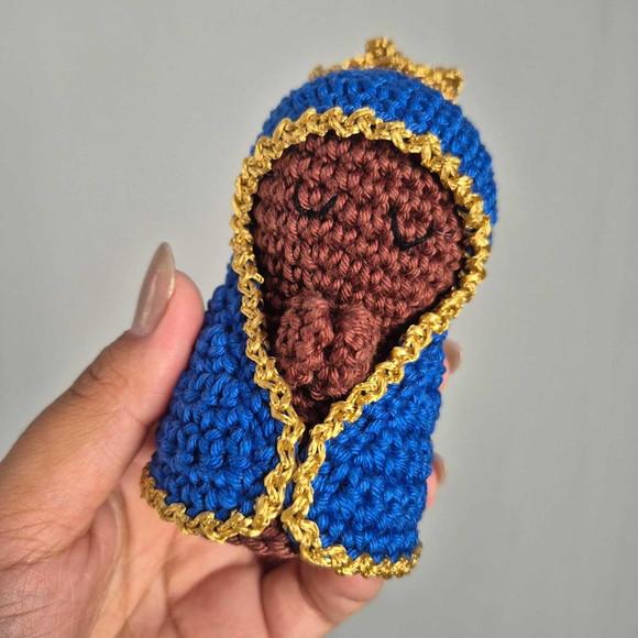 Chaveiro Nossa Senhora Aparecida Amigurumi