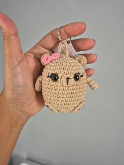 Chaveiro Urso Amigurumi