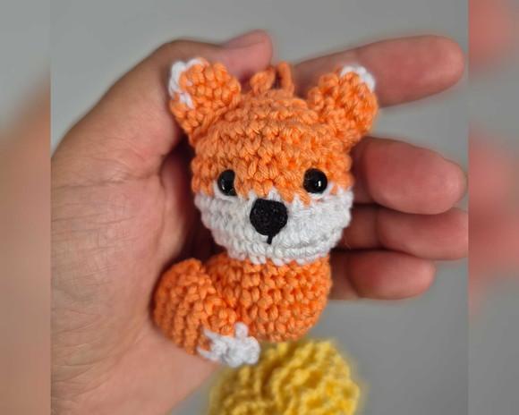 Chaveiro Pequeno Príncipe Amigurumi