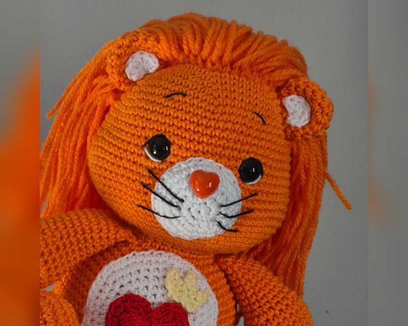 Coração Valente Amigurumi Ursinho Carinhosos