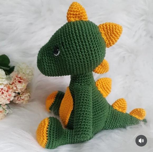 Dinossauro Amigurumi
