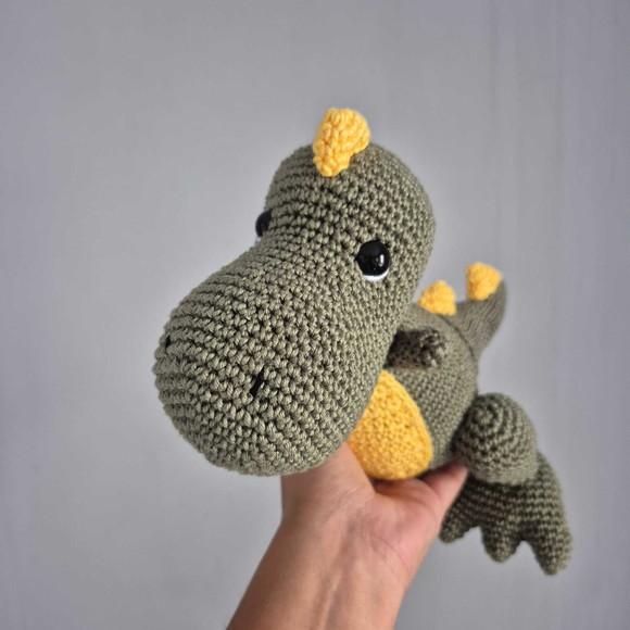 Dinossauro Trex Amigurumi de croche