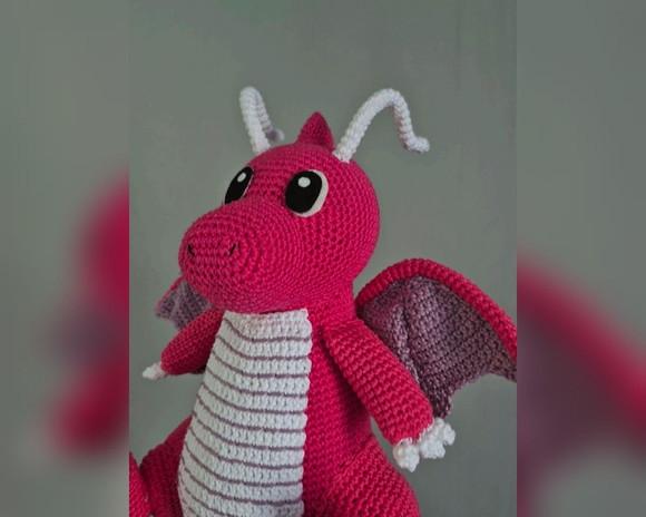 Dragão Amigurumi – Crochê Artesanal Exclusivo