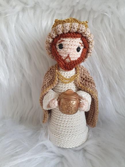 Três Reis Magos Amigurumi – Artesanato Exclusivo em Crochê
