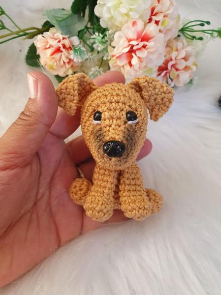 Mini Cachorro Amigurumi