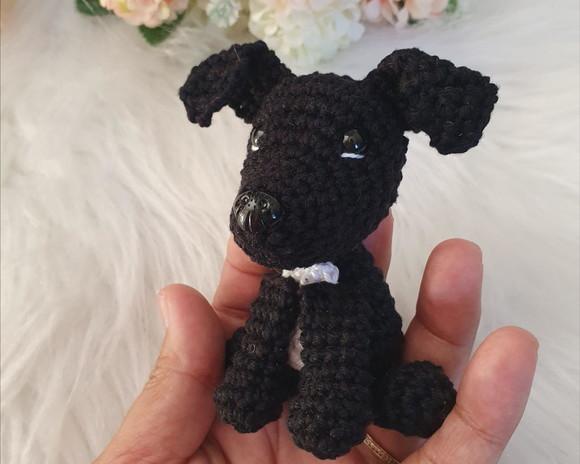 Mini Cachorro Amigurumi