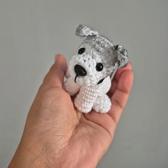Mini Cachorro Amigurumi 8 cm