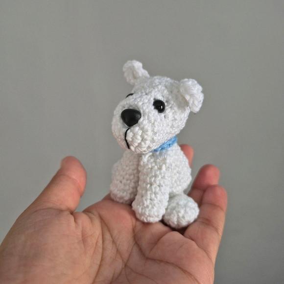 Mini Cachorro Amigurumi 8 cm