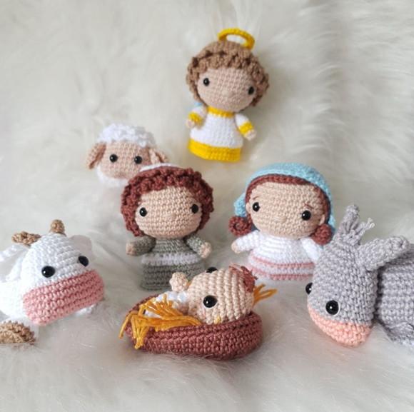 Mini Presépio Amigurumi – Artesanato Natalino em Crochê
