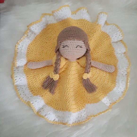 Naninha Menina Arco Amigurumi
