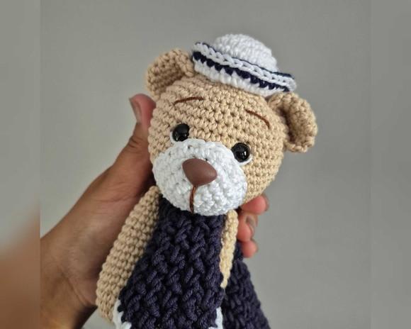 Naninha Urso Marinheiros Amigurumi