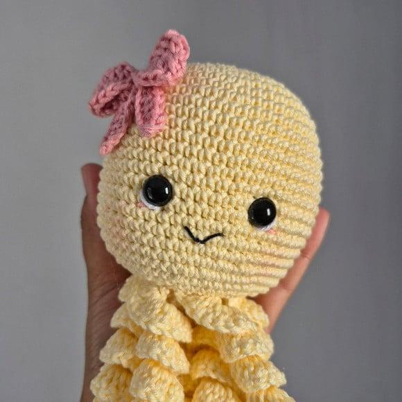 Polvo Crochê Amigurumi