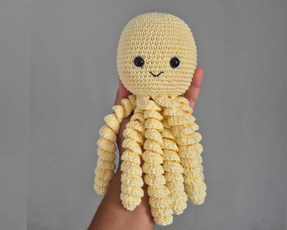 Polvo Crochê Amigurumi