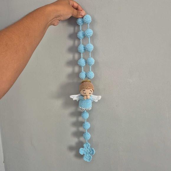 Terço Anjo Amigurumi – Artesanal e Exclusivo