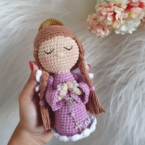 Anjo Amigurumi – Artesanato em Crochê Exclusivo