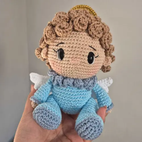 Anjo Amigurumi – Artesanato em Crochê Exclusivo