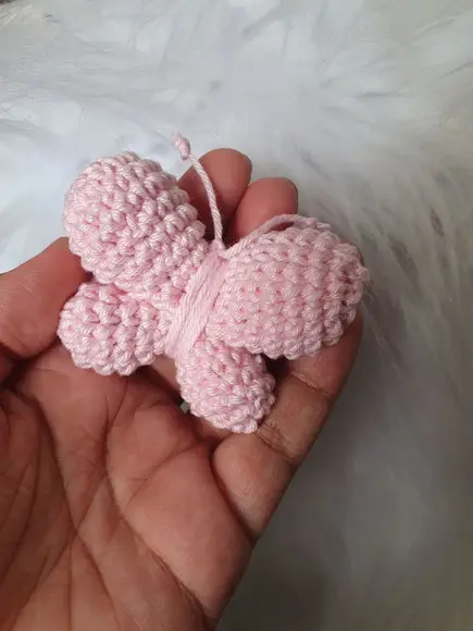 Aplique Borboleta Amigurumi