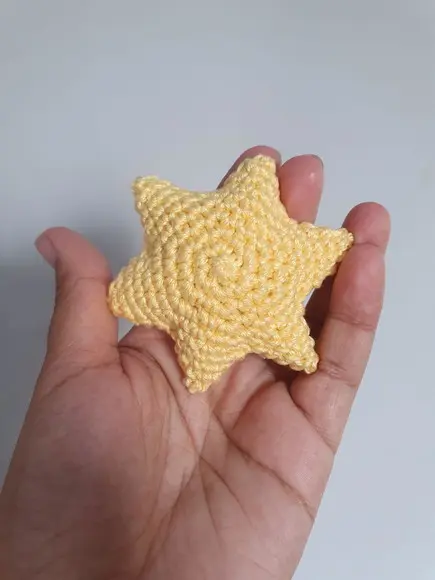 Aplique Estrela de Davi Croche Amigurumi
