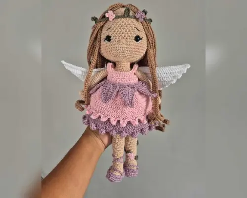 Boneca Fada Amigurumi