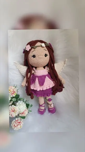Boneca Fada Amigurumi