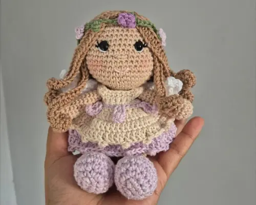 Boneca Fada Amigurumi
