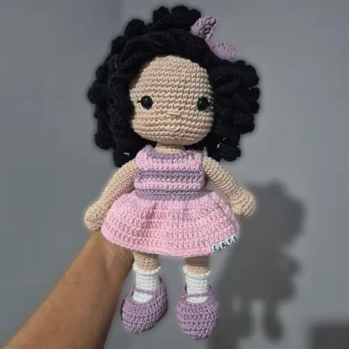 Boneca Lais Amigurumi