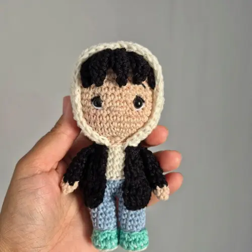 Chaveiro Boneco Jungkook Bts Amigurumi
