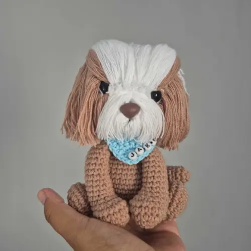 Cachorro Amigurumi Shih Tzu Amigurumi