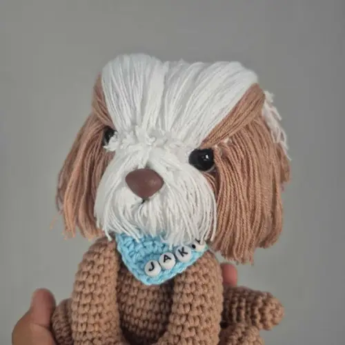 Cachorro Amigurumi Shih Tzu Amigurumi