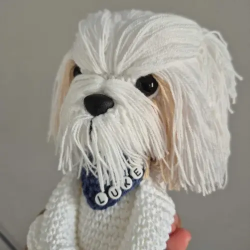 Cachorro Amigurumi Shih Tzu Amigurumi