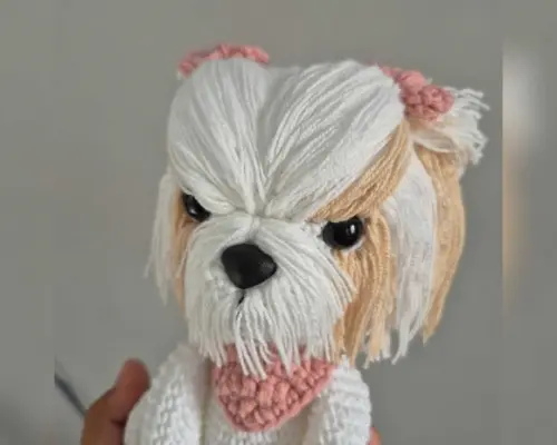 Cachorro Amigurumi Shih Tzu Amigurumi