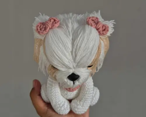 Cachorro Amigurumi Shih Tzu Amigurumi