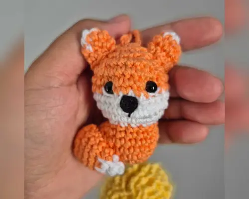 Chaveiro Pequeno Príncipe Amigurumi
