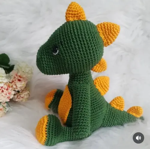 Dinossauro Amigurumi