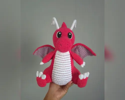 Dragão Amigurumi