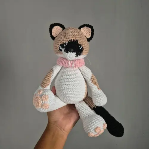Gato Siames Amigurumi