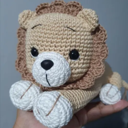 Leão Amigurumi
