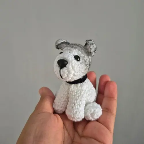 Mini Cachorro Amigurumi 8 cm