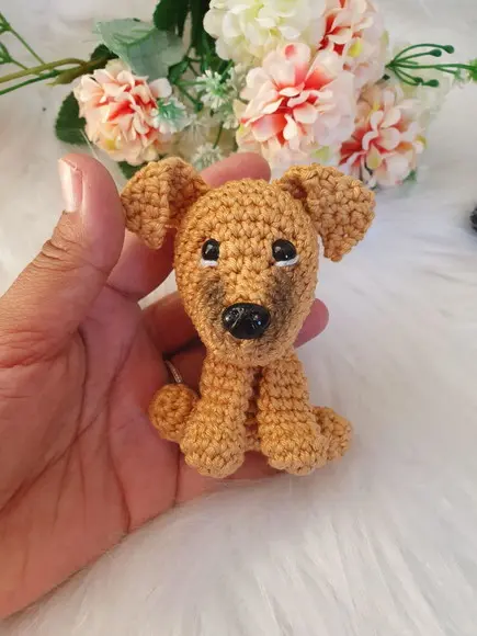 Mini Cachorro Amigurumi
