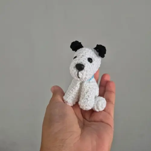Mini Cachorro Amigurumi 8 cm
