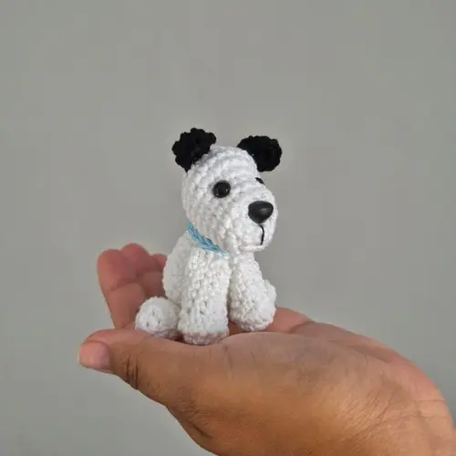 Mini Cachorro Amigurumi 8 cm