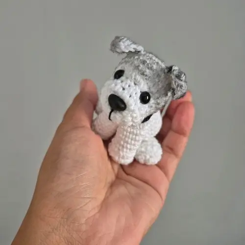 Mini Cachorro Amigurumi 8 cm