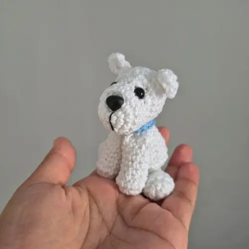 Mini Cachorro Amigurumi 8 cm