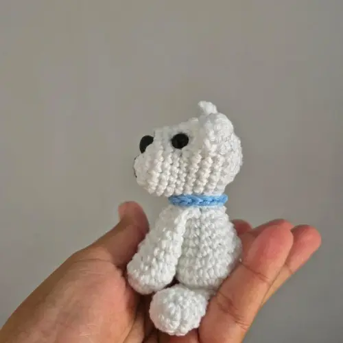 Mini Cachorro Amigurumi 8 cm