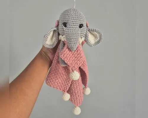 Naninha Elefante Amigurumi
