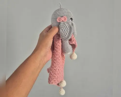 Naninha Elefante Amigurumi