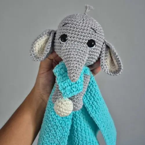 Naninha Elefante Amigurumi